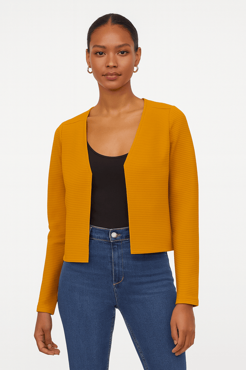 Hailys Women's Yellow Mustard Cardigan | Hailys In Lebanon