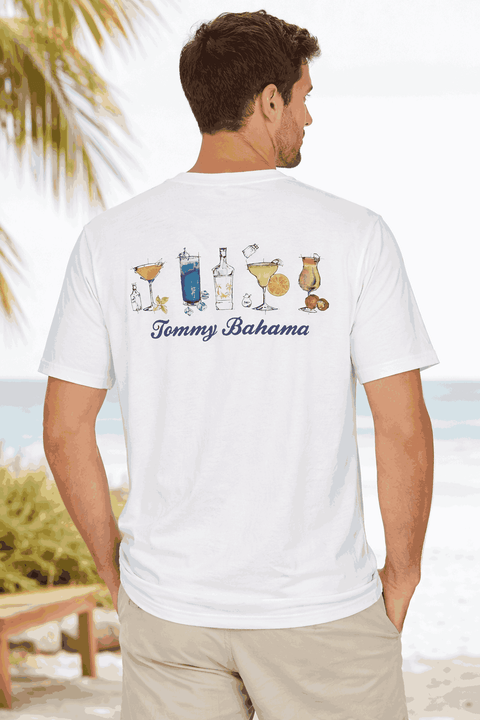 Tommy Bahama Men's White Graphic T-Shirt | Tommy Bahama in Lebanon