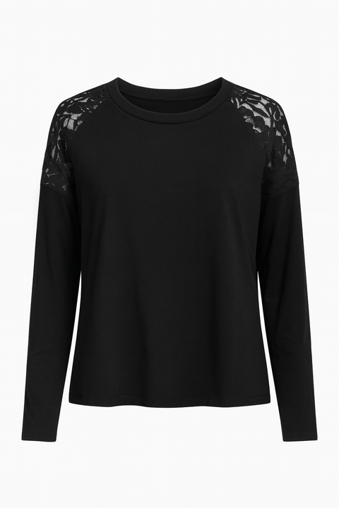 Hailys Women's Black Long Sleeve Blouse | Hailys In Lebanon