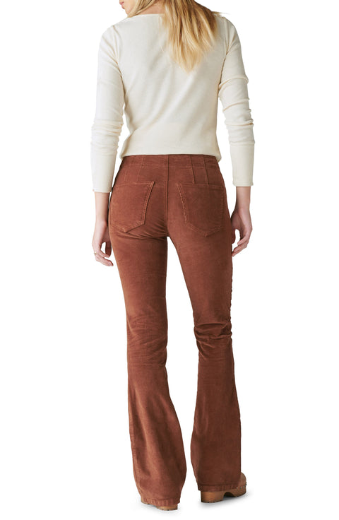 Lucky Brand Women's Brown High Rise Flare Pant | Lucky Brand In Lebanon