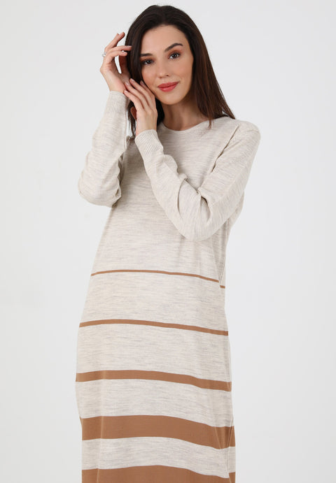 Tavin Women's Beige Jumper Dress | Tavin In Lebanon