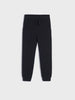 Black sweatpants on a white background