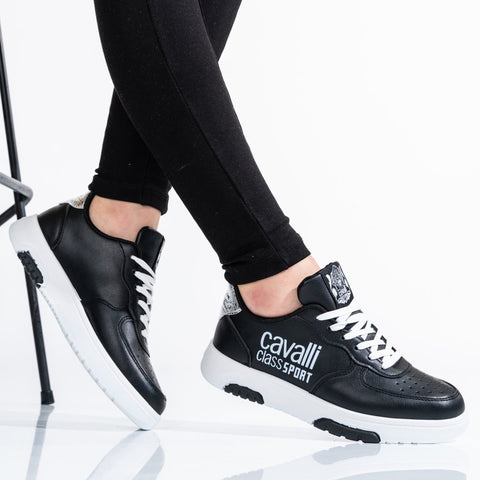 Cavalli Class Sport Women's Black Pantofi Sneakers |Cavalli Class Sport In Lebanon