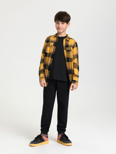 Sinsay Boy's Black Cotton Jogging Sweatpant |Sinsay In Lebanon