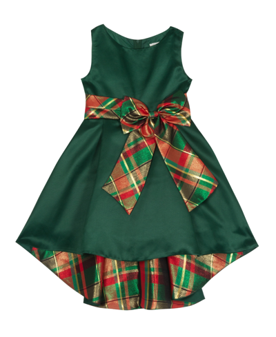 Rare Editions Girl's Green Dress ABFK190 SHR
