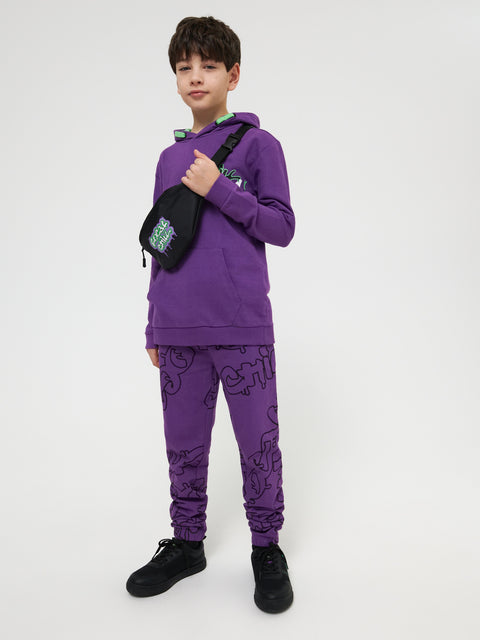 Sinsay Boy's Purple Sweatpants With A Print | Sinsay In Lebanon