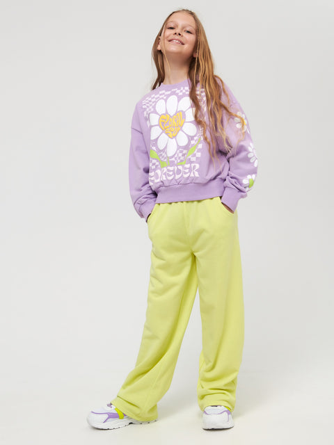 Sinsay Girl's Light Green Sweatpants | Sinsay In Lebanon
