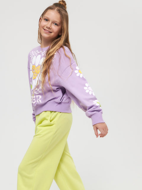 Sinsay Girl's Light Green Sweatpants | Sinsay In Lebanon