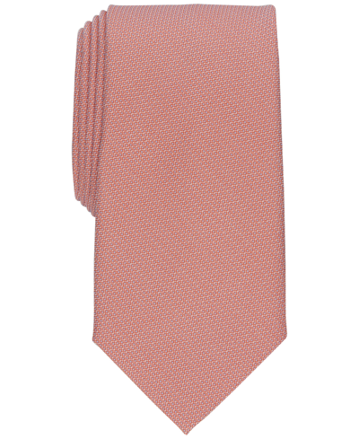 Perry Ellis Mens Hydell Micro-Print Tie Orange ONE SIZE ABL90 SHR,