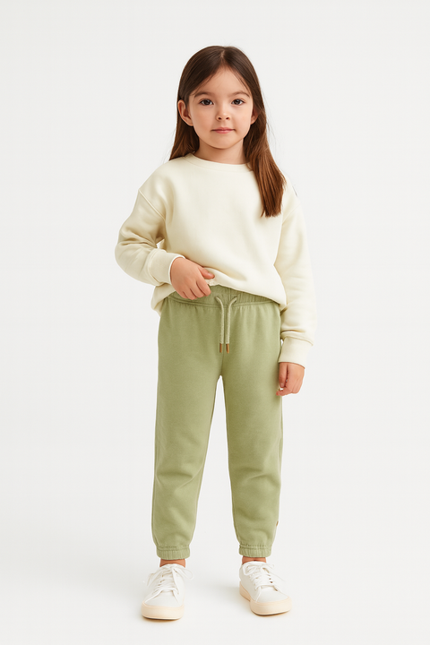 POMPdeLUX Girl's Mint Green Jogger sweatpants | POMPdeLUX in Lebanon