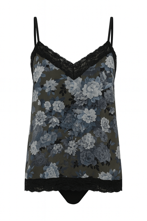 Demar Women's Olive Floral Print Camisole | Demar In Lebanon