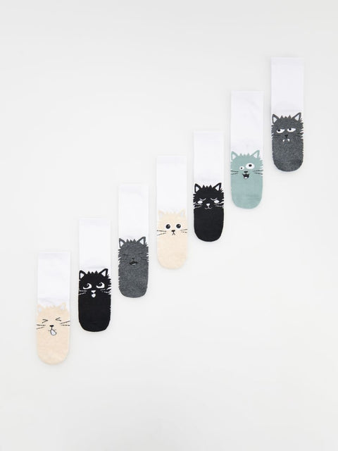 Reserved Women's Multicolor Pack of 5 Pairs of Socks |Reserved In Lebanon