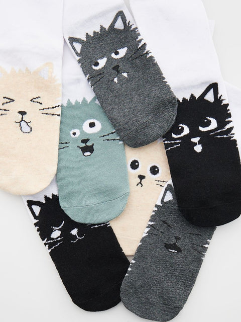 Reserved Women's Multicolor Pack of 5 Pairs of Socks |Reserved In Lebanon