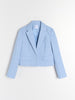 Sinsay Women Light Blue Cropped Blazer | Sinsay in Lebanon