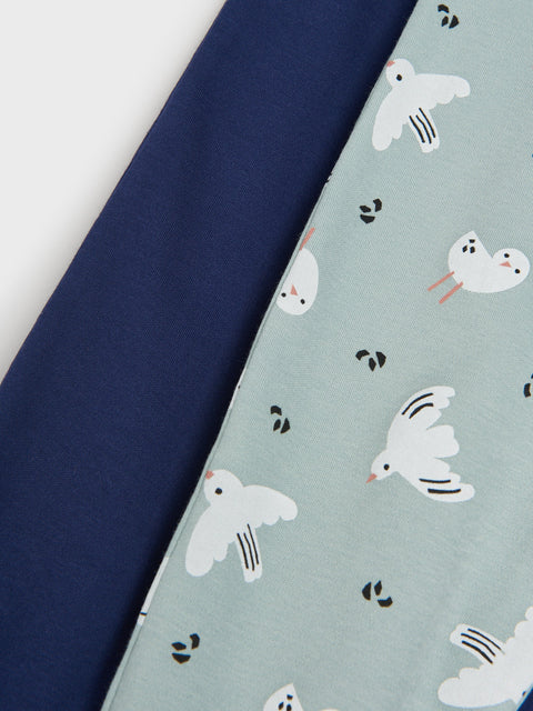 Sinsay Baby Girl's Navy & Mint Green Printed Legging | Sinsay In Lebanon