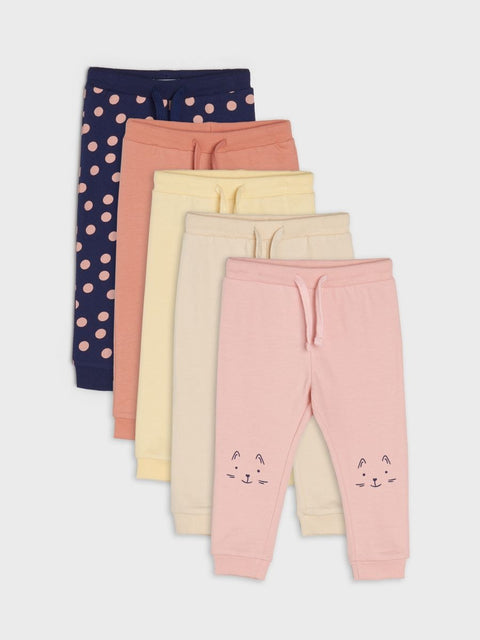 Sinsay Baby Girl's Pack Of 5  Multicolor Pants | Sinsay In Lebanon