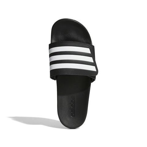 Adidas Men's Black Adilette Comfort Adjustable Slide Slipper |Adidas In Lebanon