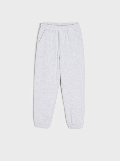 Gray sweatpants on a white background