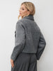 Sinsay Women's Grey Cropped Jacket | Sinsay In Lebanon