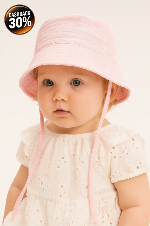 Sinsay Fox & Bunny Baby Girl's Pink Bucket Hat | Sinsay In Lebanon