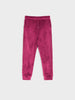Sinsay Girl's Burgundy Velvet Jogger Sweatpant | Sinsay In Lebanon