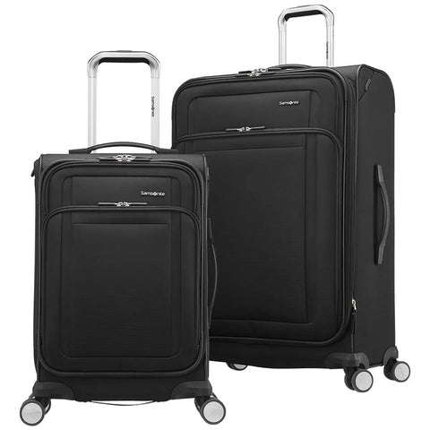 Samsonite Unisex Black Renew Softside Travel 2pc Suitcase |Samsonite in Lebanon