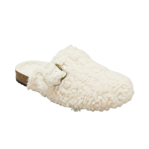 Cat & Jack Girl's Beige Faux Shearling Slippers | Cat & Jack In Lebanon