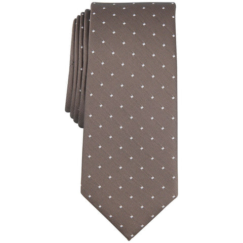 Alfani Men's Ecru Utopia Dot Tie ABL441