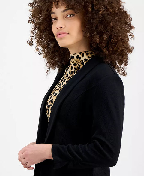 Bar III Women’s Black Petite 3/4-Sleeve Shawl-Collar Blazer  | Bar III  in Lebanon