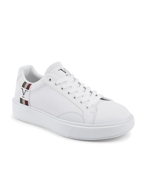 V Italia By Versace Men's White SNK 001 Sneakers | V Italia In Lebanon