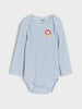 Sinsay Baby Boy Blue MULTI Long Sleeve Bodysuit 3-Pack AYA