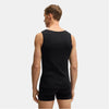 HUGO BOSS Men's Black Pack of 3 Ribbed-Cotton Classics Tank Tops | HUGO BOSS In Lebanon