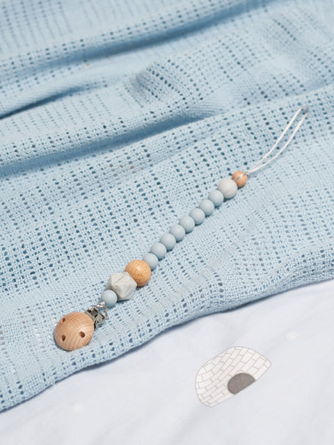 Sinsay Pale Blue Pacifier Holder | Sinsay In Lebanon