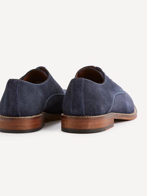 Celio Men's Navy Blue Swede Casual Shoes | Celio In Lebanon