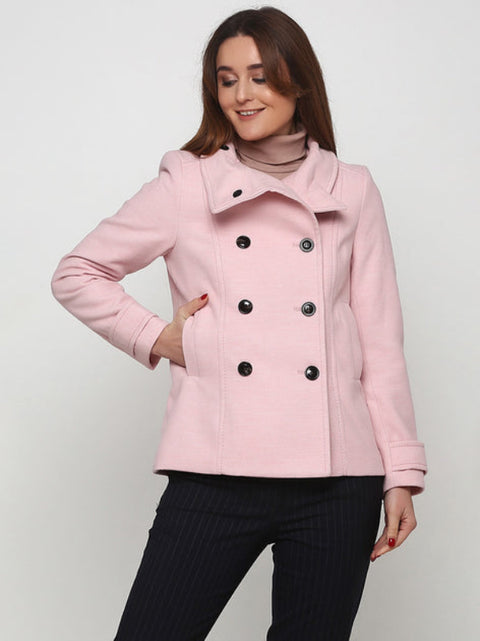 H&M Women's Pink Wool Coat |H&M In Lebanon