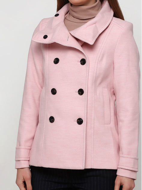 H&M Women's Pink Wool Coat |H&M In Lebanon
