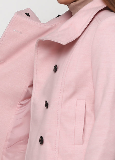 H&M Women's Pink Wool Coat |H&M In Lebanon