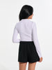 Sinsay Women White Ribbed Polo Neck Bodysuit | Sinsay in Lebanon