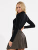 Sinsay Women’s Black Collared Body Long-Sleeved Bodysuits | Sinsay in Lebanon