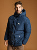 Sinsay Men Navy Padded Hooded Jacket | Sinsay in Lebanon