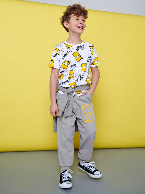Sinsay Boy's Gray The Simpsons-Printed Jogger |Sinsay In Lebanon