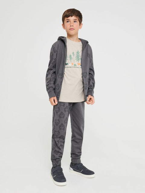 Sinsay Boy's Khaki Printed Crew Neck T-Shirt |Sinsay In Lebanon