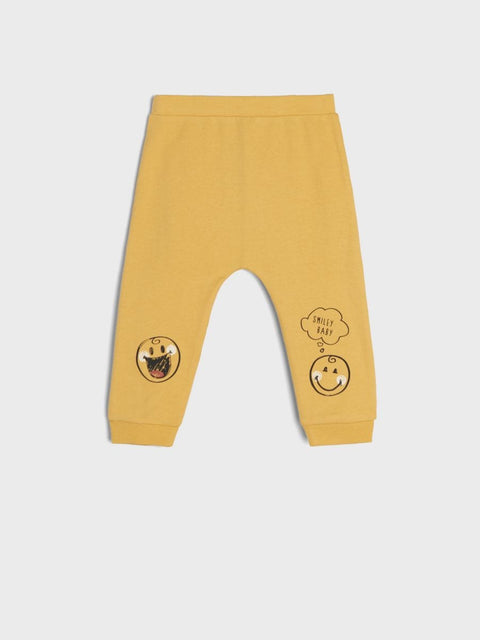 Sinsay Baby Boy's Yellow Mustard Printed Sweatpant |Sinsay In Lebanon