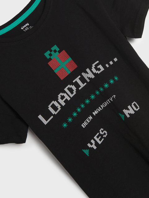 Sinsay Boy's Black Printed T-Shirt | Sinsay In Lebanon
