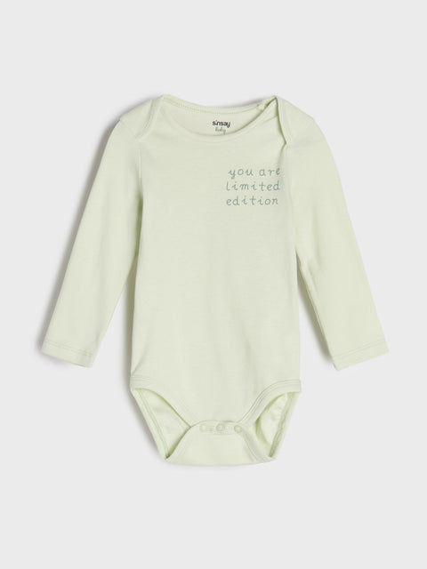Sinsay Baby Boy's Petrol & Sage Green Pack Of 2 Bodysuits | Sinsay In Lebanon
