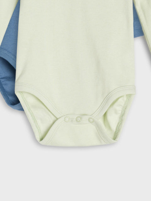 Sinsay Baby Boy's Petrol & Sage Green Pack Of 2 Bodysuits | Sinsay In Lebanon
