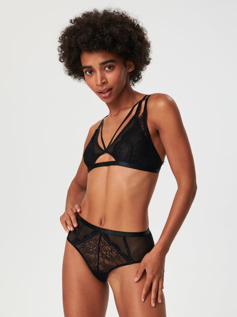 Sinsay Women's Black Elastic Lace Panties | Sinsay In Lebanon