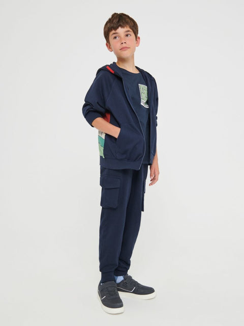 Sinsay Boy's Navy Hooded Jacket |Sinsay In Lebanon
