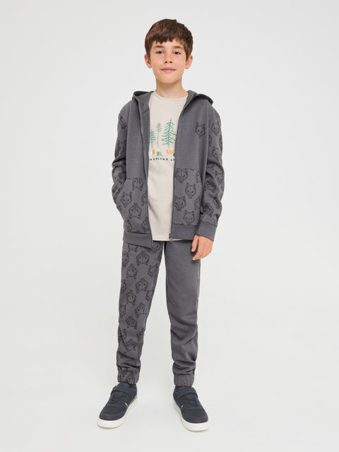 Sinsay Boy's Dark Grey Sweatshirt And Trousers Set | Sinsay In Lebanon