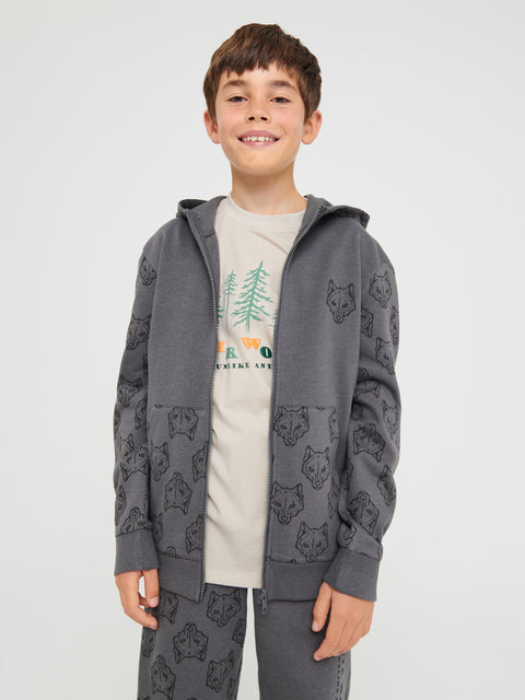 Sinsay Boy's Dark Grey Sweatshirt And Trousers Set | Sinsay In Lebanon